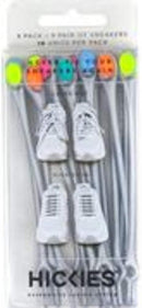 HICKIES Tie-Free Laces | Silver / Multi — 1