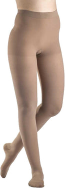 Sigvaris Women’s Style Soft Opaque 840 Open Toe Pantyhose 20-30mmHg | Nude | MS - Medium Short — 4