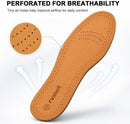 riemot Leather Insoles for Men, 100% Lambskin Upper for Dress Shoes & Boots 44EU, US11 - Brown — 4