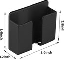 CEI&BPY 2Pcs Phone Holder Wall Mounted, Phone Stand with Self Adhesive. Phone Holder for RV Charging.Compatible with iPhone and Android (2Pack-Black) photo 6