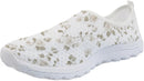 Daily Low Top Slip On Floral Print Sneaker Breath Mesh Insole Shock Absorb Thick Outsole Relax Leisure Shoe - Flora‑b — 6
