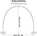 Chamvis Balloon Arch Kit, 9FT Height & 10FT Width Adjustable Balloon Arch Stand Frame Garland Stand: Wedding Baby Shower Birthday Photo Backdrop — 3