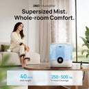 DREO 6L Cool Mist Humidifier, 60-Hour Runtime, 500 sq ft, Blue