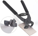 Leather Silent Pliers, Robust Carbon Steel Material Leather Craft Hole Punch Stitching Tools Sewing Chisel for Belts Purses Watch Bands(4mm-4 Teeth) — 4