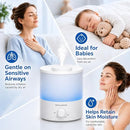 MegaWise SK7620 1.5L Ultrasonic Cool Mist Humidifier, Auto Shut-Off