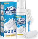 Pink Miracle Shoe Cleaner Kit Fabric Cleaner for Leather, Whites and Nubuck Sneakers Two Pack (Two Bottles/One Brush) | 16 Oz — 7