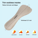 4 Count Pigskin Anti-Slip High Heel Inserts Women, Cushion Insoles for Dress Shoes, Adhesive Sandal Liners for Sweaty Feet Shock Absorb, Insoles for Flats Open Toe Shoes Invisible Barefoot Inserts, L — 6