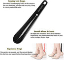 Sarmyarc 2-Pack Plastic Travel Shoe Horn | 10.3" Red/Black — 3