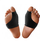 Copper Compression Bunion Corrector Relief Sleeve - Gel Cushion Pads - Orthopedic Brace Big Toe Alignment - Hallux Valgus Relief - Toe Straightener Spacer Fit for Women & Men - 1 Pair - Black — 8