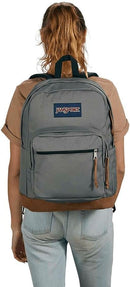 JanSport Right Pack Backpack - Durable Daypack with Padded 15" Laptop Sleeve, Spacious Main Compartment & Integrated Water Bottle Pocket - Graphite Grey — 6