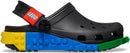 Crocs Unisex-Adult Classic LEGO System Clogs, LEGO Shoes for Women and Men | 8 Women/6 Men | Black — 3