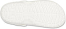 Crocs Unisex-Adult Classic Lined Clog | 7 Women/5 Men | White/Grey — 3