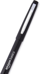 Amazon Basics Felt Tip Marker Pens, Black, Smooth Writing, for Writing, Drawing, Journaling and Note Taking, 24-Pack | 1 Count (Pack of 24) — 4