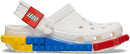 Crocs Kids Classic LEGO System Clogs, LEGO Shoes for Kids – White — 1