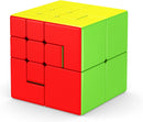3x3 Puppet Speed Cube, 3x3 Bandage Magic Cube, Brain Teaser Puzzle Toys, Limited Rotation, Creative New Cube (Version 2) — 1