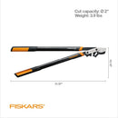 Fiskars 32” PowerGear2 Garden Bypass Loppers, 2" Cut Capacity Tree Trimmer — 6
