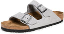 Birkenstock womens Arizona – Desert Buck Whale Gray — 1