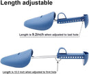 EchoDone 10 Pairs Plastic Shoe Tree Stretcher Shaper for Men | blue — 2