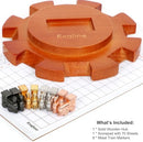 Exqline Mexican Train Dominoes Accessories - with 6.5" Mexican Train Hub…