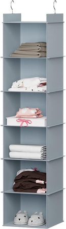 YOUDENOVA Hanging Closet Organizer, Closet Organizers and Storage, Grey — 1