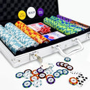 AIBETOMG Poker Chips with Numbers,300Pcs 14 Gram Clay Poker Chips Set