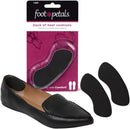 Foot Petals Womens Back of Heel Cushion - Black | 1 pair (Pack of 1) — 1