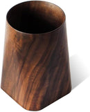 Durable Whole Piece Black Walnut Pencil Wood Pen Holder Wooden Desktop Pencil Cup Office Supplies Organizer Caddy Stand, 75x75x120mm — 1