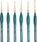 Transon 6Pcs Extra Fine Detail Brushes for Model Miniature Painting and Also Acrylic Watercolor Painting | 6 pcs — 1