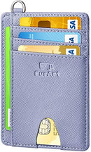 FurArt Slim Minimalist Wallet RFID Credit Card Holder for Men