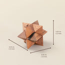 Shooting Star Puzzle: 3D Brain Teaser Wooden Puzzle for Adults Classic Handheld Interlocking STEM Skill Builder Interlocking Game Educational Problem-Solving Game — 3