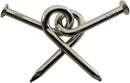 MilesMagic Close Up Classical Nail Puzzle Gimmick Magician's Nail Jail Hook Puzzle Magic Trick, Silver — 3