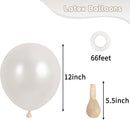 RUBFAC Pearl White Balloons 120pcs 12 Inch Party Balloon — 2