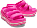 Crocs unisex-adult Mega Crush Triple Strap Sandal | 9 Women/7 Men | Pink Crush — 4