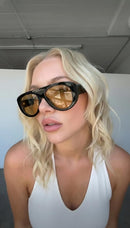Trendy Aviator Sunglasses Womens Mens Oversized 90s Shades AR82372 | 06. Brown/Green+green/Light Green | 56 Millimeters — 3