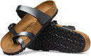 Birkenstock Women's Mayari Birko-Flor – Metallic Black — 4