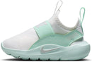 Nike Kids' Flex Runner 4 Running Shoes - Boys Girls Toddler Baby Sneakers - Summit White/Photon Dust-arctic Green — 1