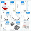 Fishing Bobbers Tackle Kit, 84pcs Beginner Equipment Fishing Kit Included…