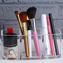 Acrylic Makeup Brush Organizer Holder Clear Cosmetic Brushes Storage with 3…