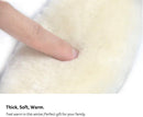 YUANQIAN [2 Pairs] Australian Sheepskin Replacement Insoles for Women Men, Fleece Wool Winter Warm Cozy Fluffy Thick Fleece Inserts for Shoes Boots Slippers (Men 10/EU45/Length 27.5cm) — 4