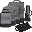 BAGAIL 4 Set/6 Set/8 Set Compression Packing Cubes Travel Accessories…