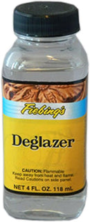 Fiebing's Leather Deglazer (4 Fl Oz, Clear) - Leathercraft Preparer for Paint, Adhesion, Dye - Will Not Impair Leather Flexibility - Clean Wax, Finish, Grease on Boots, Shoes, Jacket, Purse, Furniture — 1