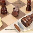 Magnetic Wooden Chess Set for Adults Kids 15'' Chess Board with Handmade…