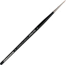 da Vinci Watercolor Series 36 Paint Brush, Round Russian Red Sable with Black Handle, Size 0 — 2