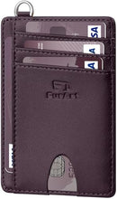FurArt Slim Minimalist Wallet RFID Credit Card Holder for Men