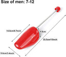 EchoDone 10 Pairs Plastic Shoe Tree Stretcher Shaper for Men | red — 2