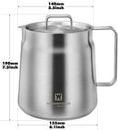 WAGENSTEIGER Stainless Steel Classic Tea Kettle 2.1 Quarts / 2 Liters, Multi-purpose Cooking Pot, Mini Milk Pan,… — 8