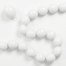 White Link Balloons, 100PCS Linking Balloons with Tail for Making Balloon Wall Arch and Chains, Pearl Quick Balloon for Wedding Birthday Baby Shower Engagement Graduation Party Decorations (6inch) | 6 inch — 1