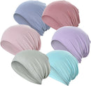 JarseHera 6PCS Slouchy Beanie Soft Sleep Caps Chemo Headwear Skull Cap Hats — 1