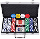 300 Pcs Poker Chips Set for Texas Holdem, 11.5g Clay Chips with Aluminum…