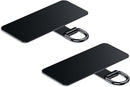 Phone Lanyard Tab, Heavy Duty Tether Tab for iPhone & Android, Metal Lanyard Patch & Strap Adapter, 44lbs Load Capacity, Universal Phone Case Insert for Strap & Charm (Black+Black) photo 1